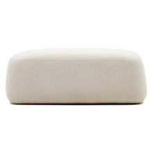 Cream Penelope Boucle Ottoman
